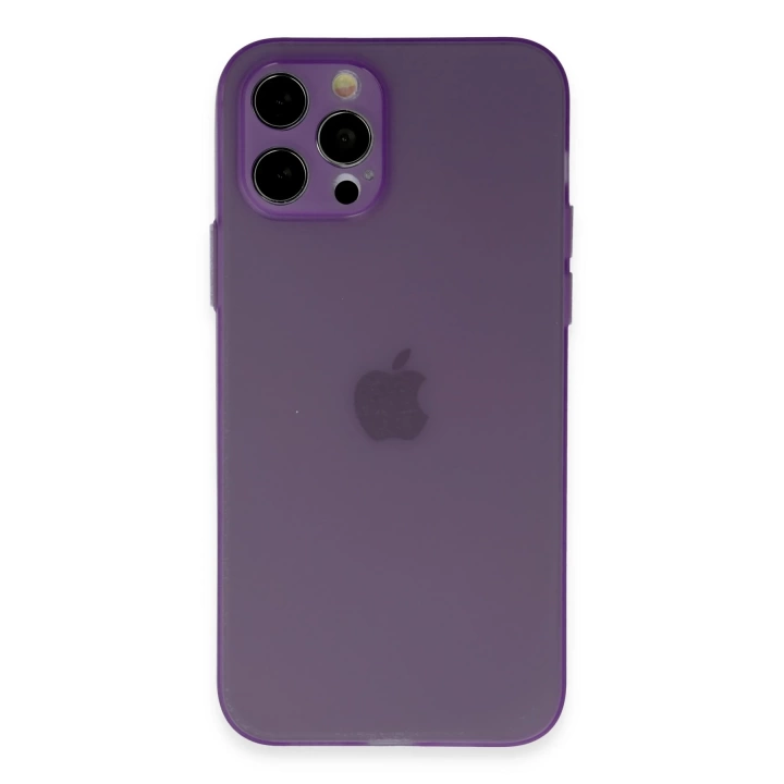 BFS  iPhone 12 Pro Kılıf Puma Silikon - Koyu Mor