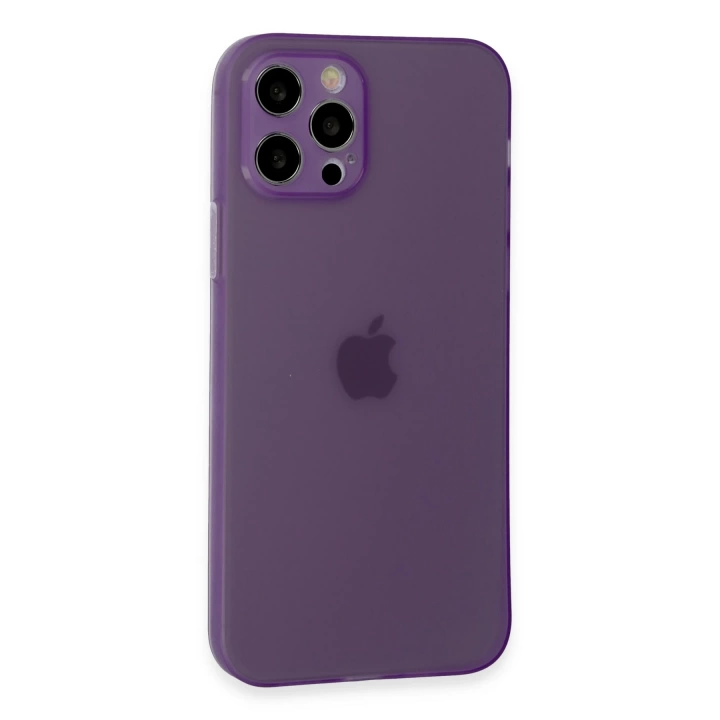 BFS  iPhone 12 Pro Kılıf Puma Silikon - Koyu Mor