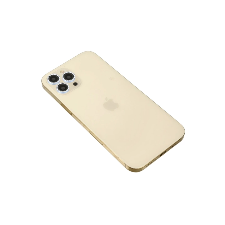 BFS  iPhone 12 Pro Max Diamond Kamera Lens - Mavi