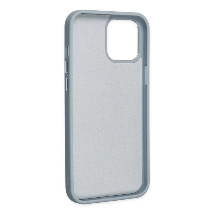 BFS  iPhone 12 Pro Max Kılıf Asya Deri Silikon - Sierra Blue