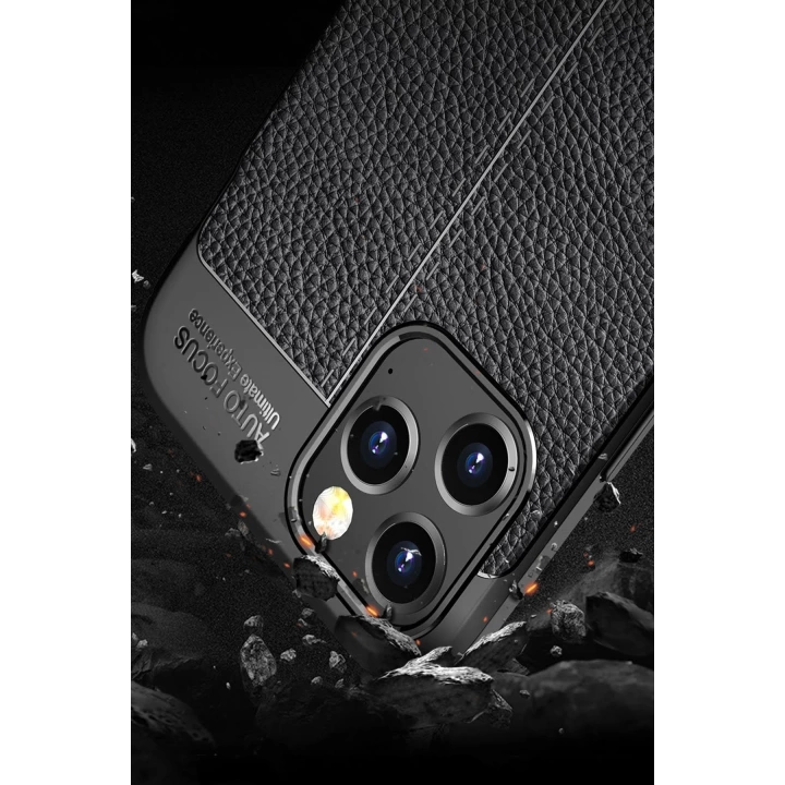 BFS  iPhone 12 Pro Max Kılıf Auto Focus Kapak - Kırmızı