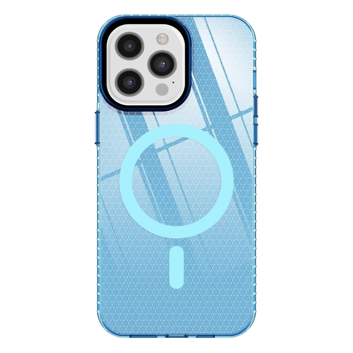 BFS  iPhone 12 Pro Max Kılıf Beta Magneticsafe Silikon - Mavi