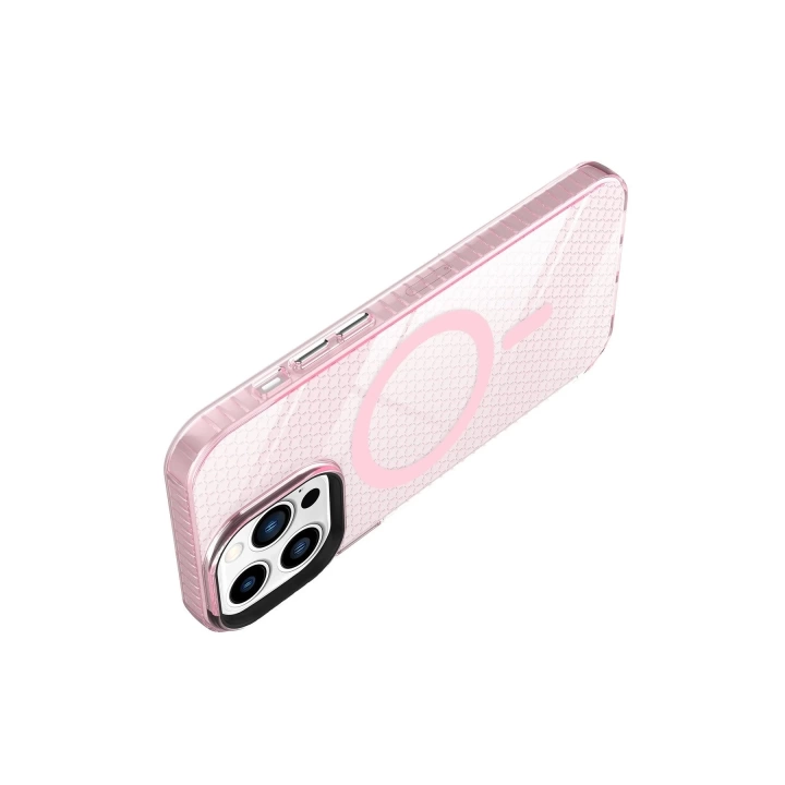BFS  iPhone 12 Pro Max Kılıf Beta Magneticsafe Silikon - Pembe
