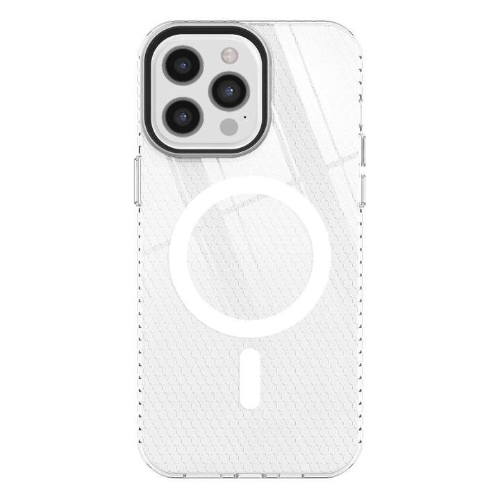 BFS  iPhone 12 Pro Max Kılıf Beta Magneticsafe Silikon - Şeffaf