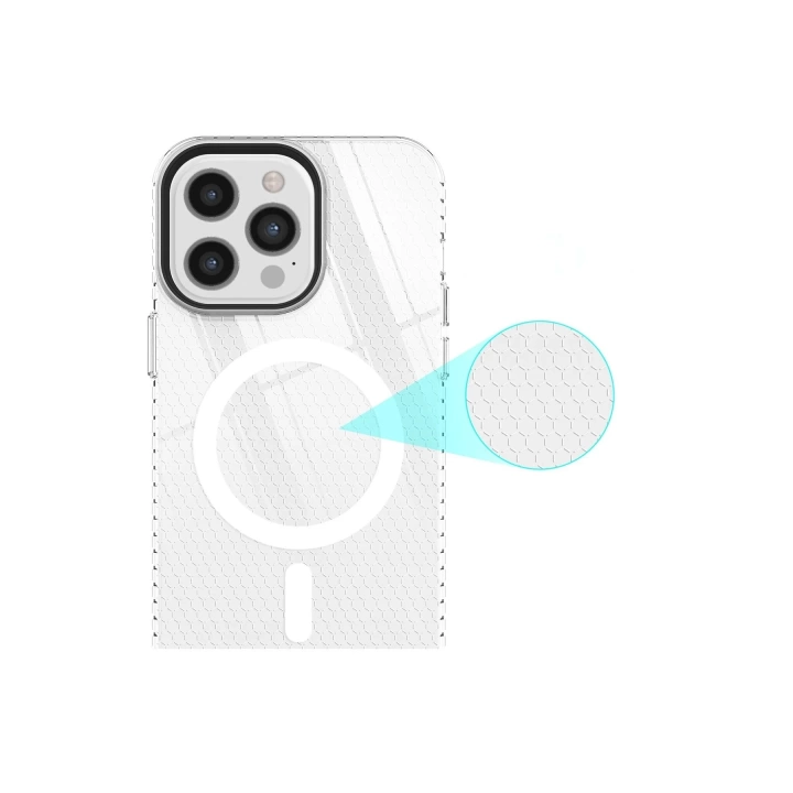 BFS  iPhone 12 Pro Max Kılıf Beta Magneticsafe Silikon - Şeffaf