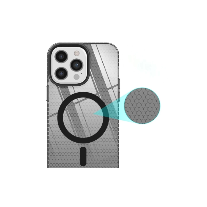 BFS  iPhone 12 Pro Max Kılıf Beta Magneticsafe Silikon - Siyah