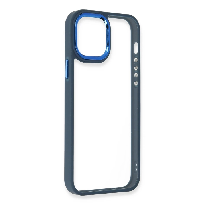 BFS  iPhone 12 Pro Max Kılıf Dora Kapak - Mavi