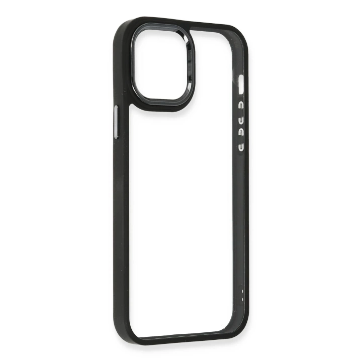 BFS  iPhone 12 Pro Max Kılıf Dora Kapak - Siyah