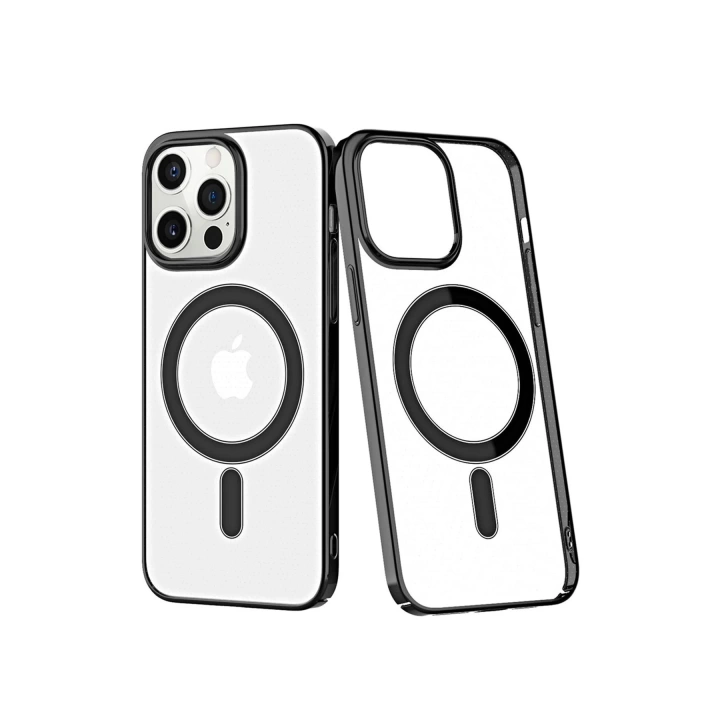 BFS  iPhone 12 Pro Max Kılıf Element Magneticsafe Sert Kapak - Siyah