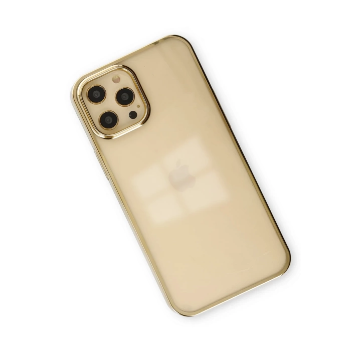 BFS  iPhone 12 Pro Max Kılıf Element Silikon - Gold