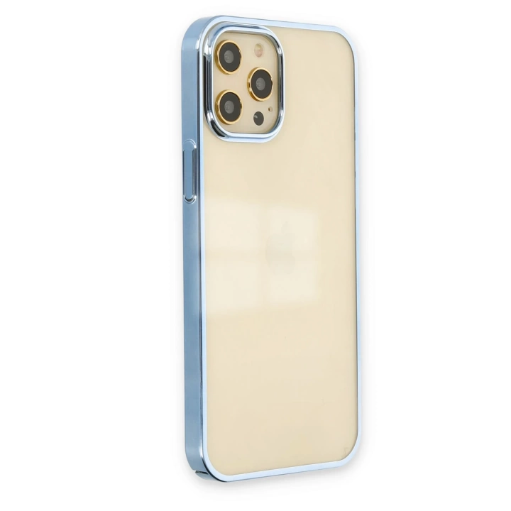 BFS  iPhone 12 Pro Max Kılıf Element Silikon - Mavi