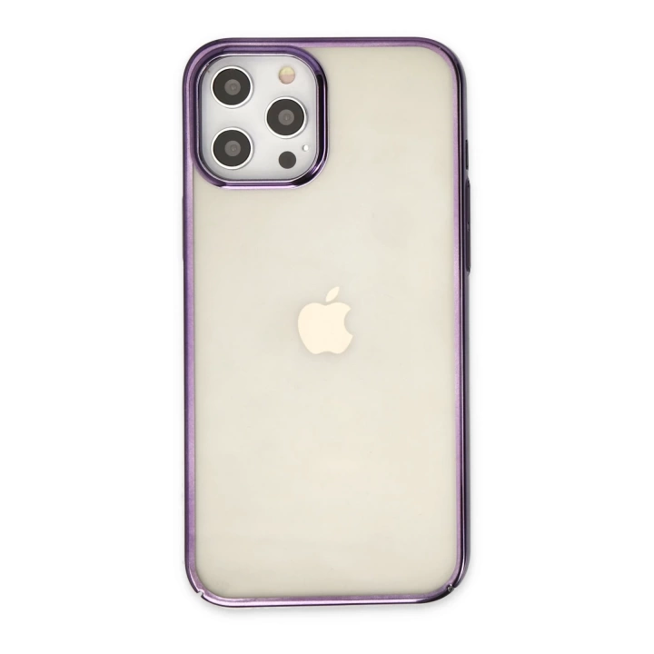 BFS  iPhone 12 Pro Max Kılıf Element Silikon - Mor