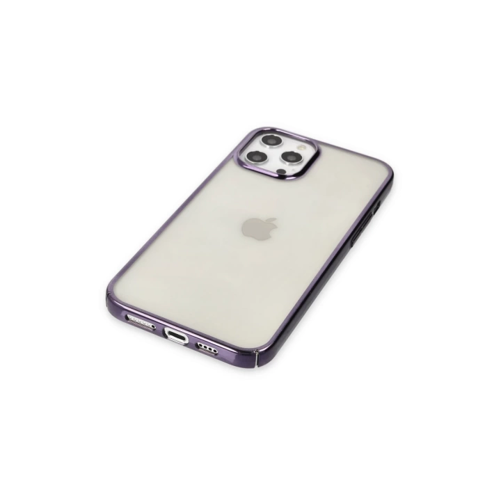 BFS  iPhone 12 Pro Max Kılıf Element Silikon - Mor
