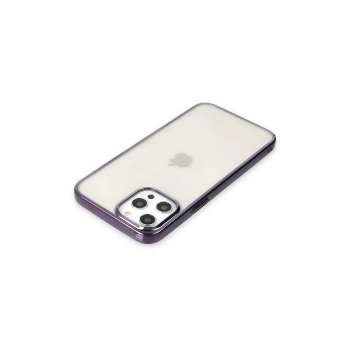 BFS  iPhone 12 Pro Max Kılıf Element Silikon - Mor