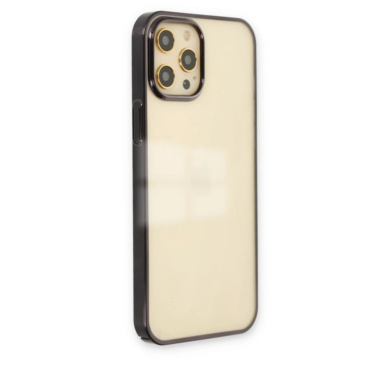 BFS  iPhone 12 Pro Max Kılıf Element Silikon - Siyah