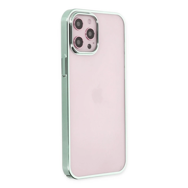 BFS  iPhone 12 Pro Max Kılıf Element Silikon - Yeşil