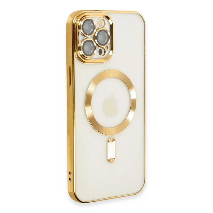 BFS  iPhone 12 Pro Max Kılıf Kross Magneticsafe Kapak - Gold