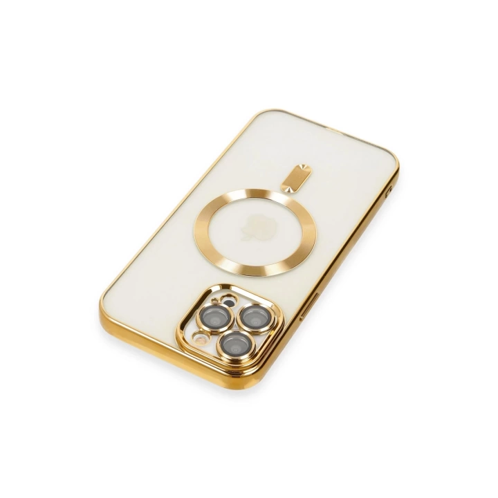 BFS  iPhone 12 Pro Max Kılıf Kross Magneticsafe Kapak - Gold