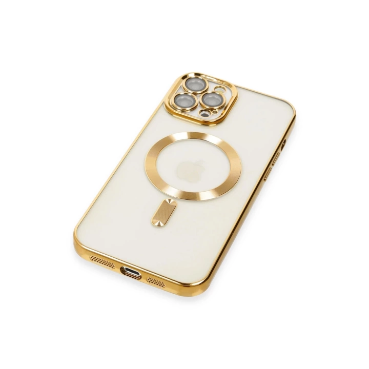 BFS  iPhone 12 Pro Max Kılıf Kross Magneticsafe Kapak - Gold