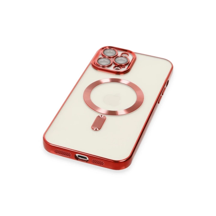 BFS  iPhone 12 Pro Max Kılıf Kross Magneticsafe Kapak - Kırmızı