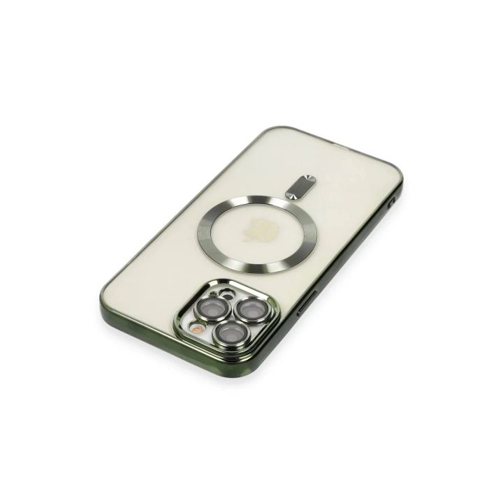 BFS  iPhone 12 Pro Max Kılıf Kross Magneticsafe Kapak - Koyu Yeşil