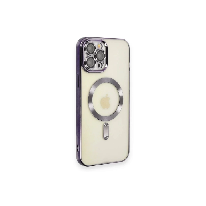 BFS  iPhone 12 Pro Max Kılıf Kross Magneticsafe Kapak - Mor