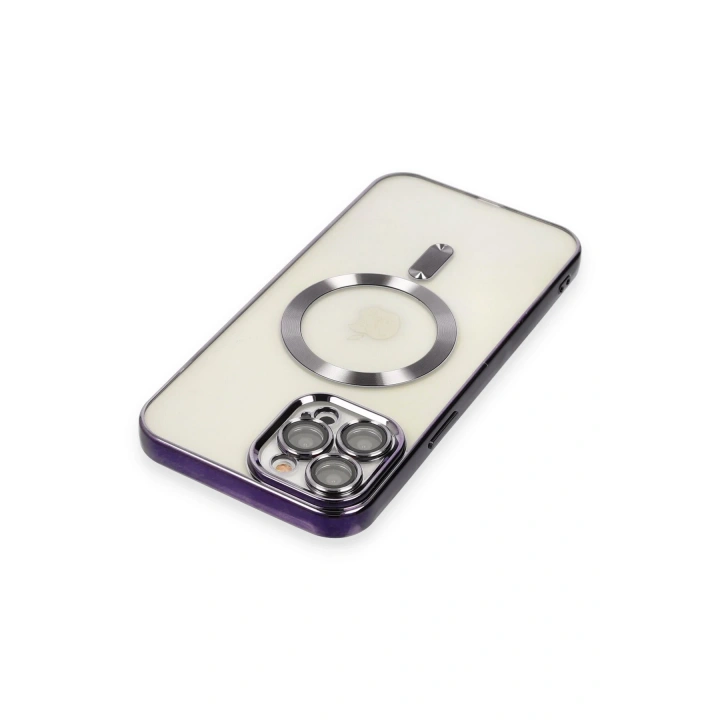 BFS  iPhone 12 Pro Max Kılıf Kross Magneticsafe Kapak - Mor