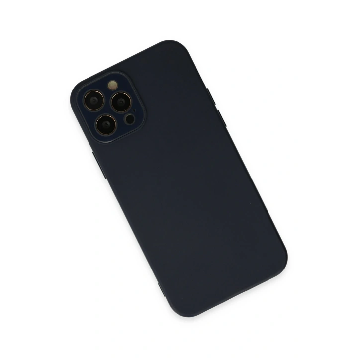 BFS  iPhone 12 Pro Max Kılıf Lansman Glass Kapak - Lacivert