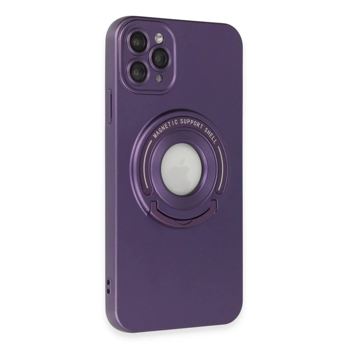 BFS  iPhone 12 Pro Max Kılıf Lukka Magneticsafe Kapak - Derin Mor