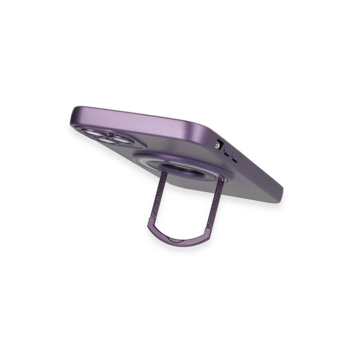 BFS  iPhone 12 Pro Max Kılıf Lukka Magneticsafe Kapak - Derin Mor