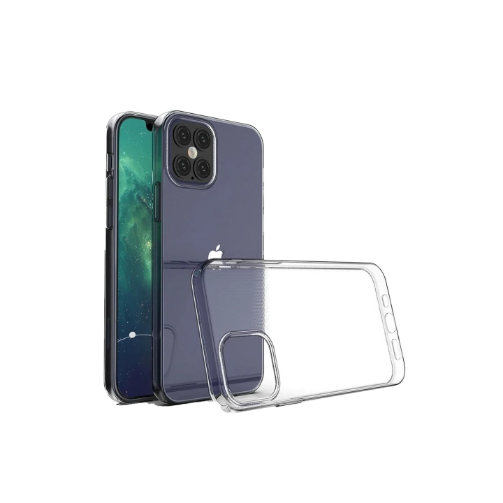 BFS  iPhone 12 Pro Max Kılıf Lüx Şeffaf Silikon