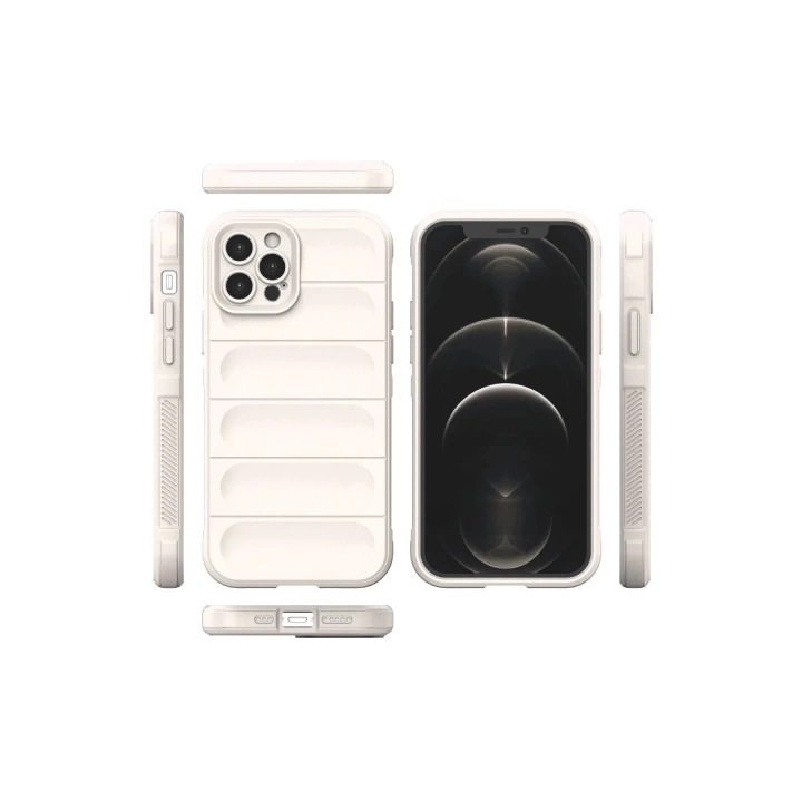 BFS  iPhone 12 Pro Max Kılıf Optimum Silikon - Krem