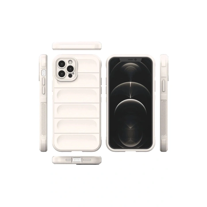 BFS iPhone 12 Pro Max Kılıf Optimum Silikon - Krem