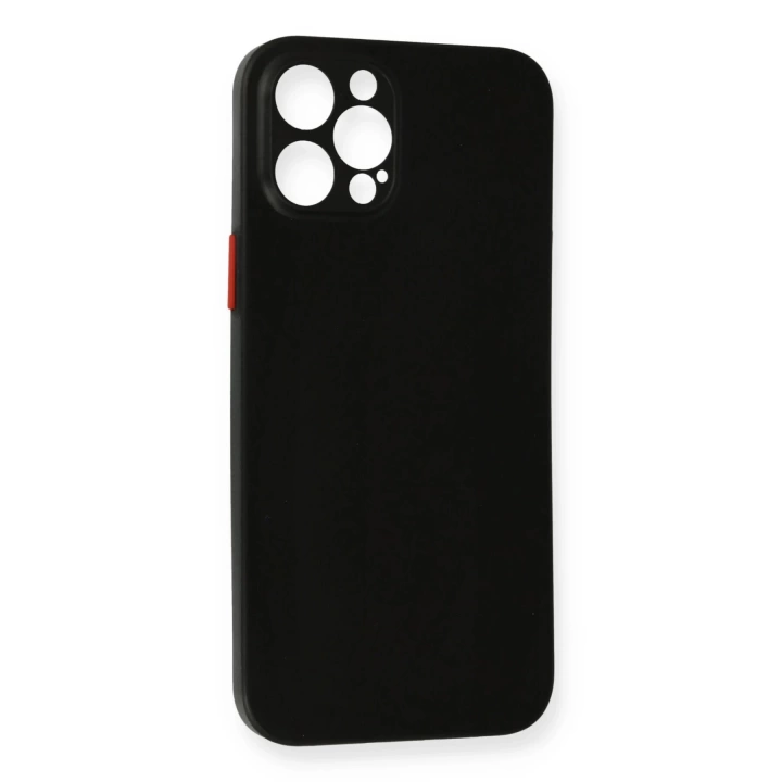 BFS  iPhone 12 Pro Max Kılıf PP Ultra İnce Kapak - Siyah