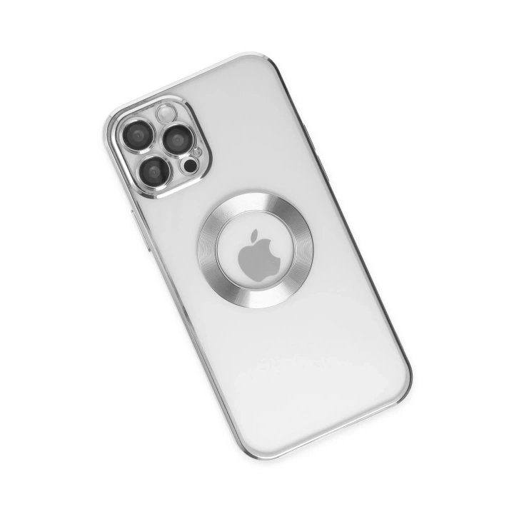 BFS  iPhone 12 Pro Max Kılıf Slot Silikon - Gümüş