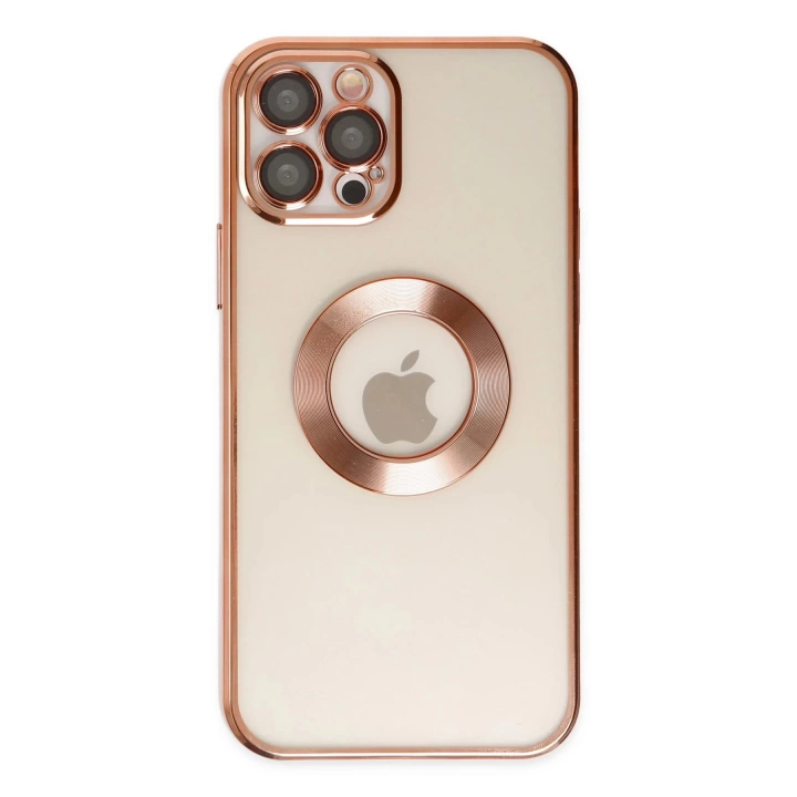 BFS  iPhone 12 Pro Max Kılıf Slot Silikon - Rose Gold