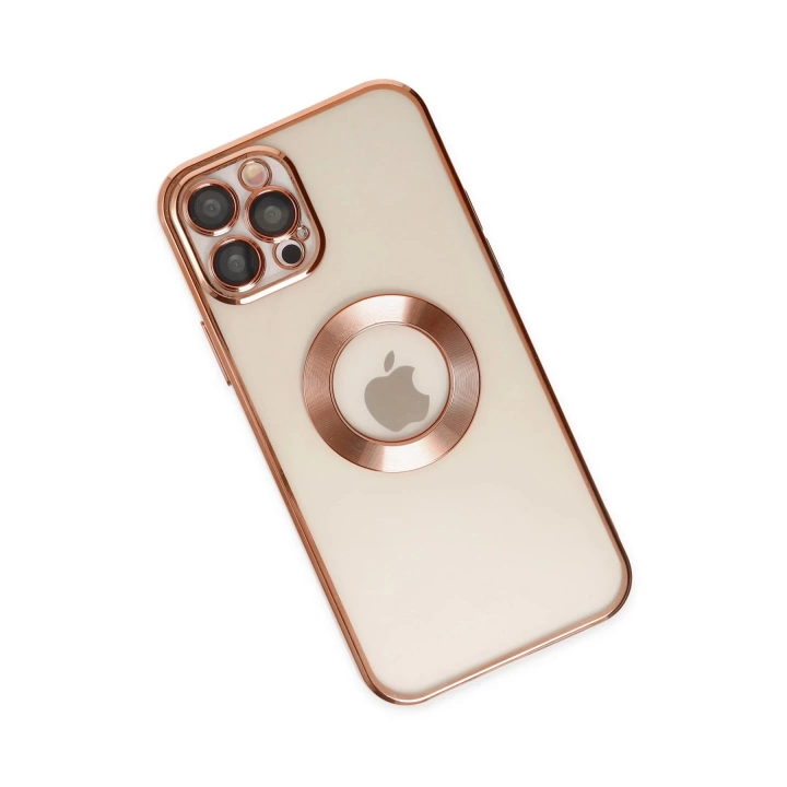 BFS  iPhone 12 Pro Max Kılıf Slot Silikon - Rose Gold