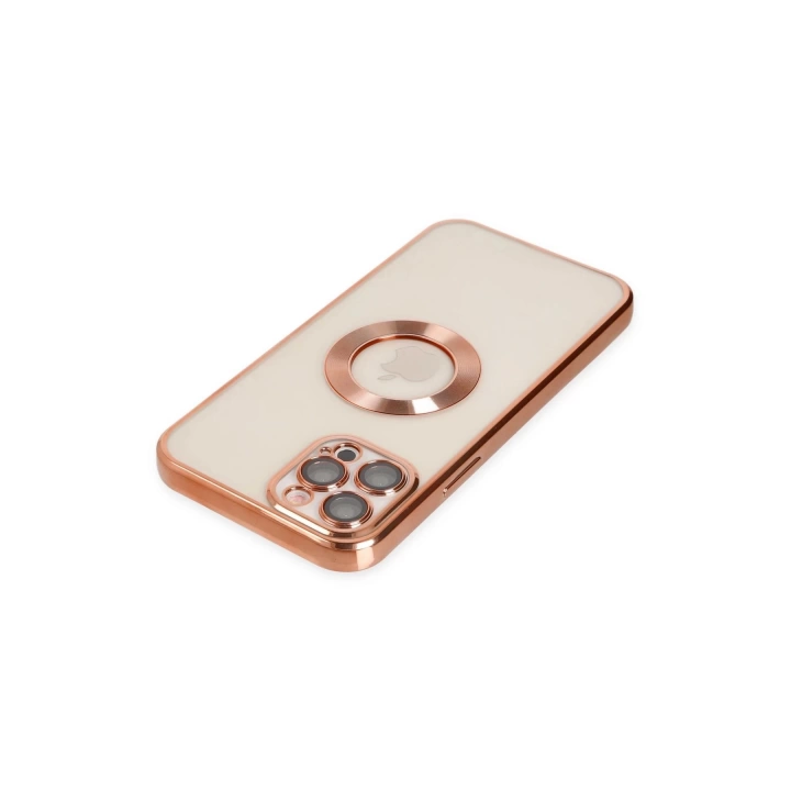 BFS  iPhone 12 Pro Max Kılıf Slot Silikon - Rose Gold