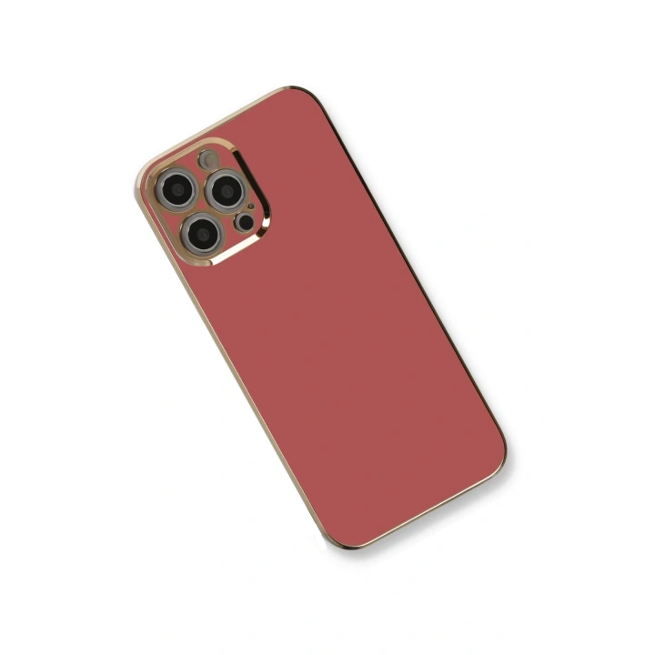 BFS  iPhone 12 Pro Max Kılıf Volet Silikon - Kırmızı