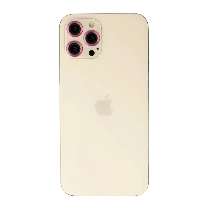 BFS  iPhone 12 Pro Max Metal Kamera Lens - Pembe