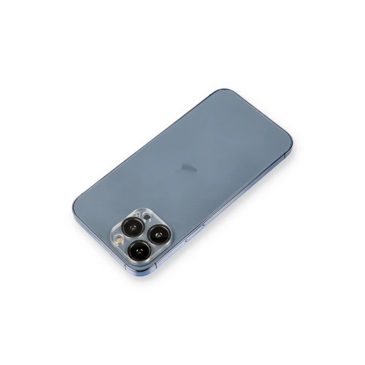 BFS  iPhone 12 Pro Max Shine Kamera Lens Koruma Cam - Siyah