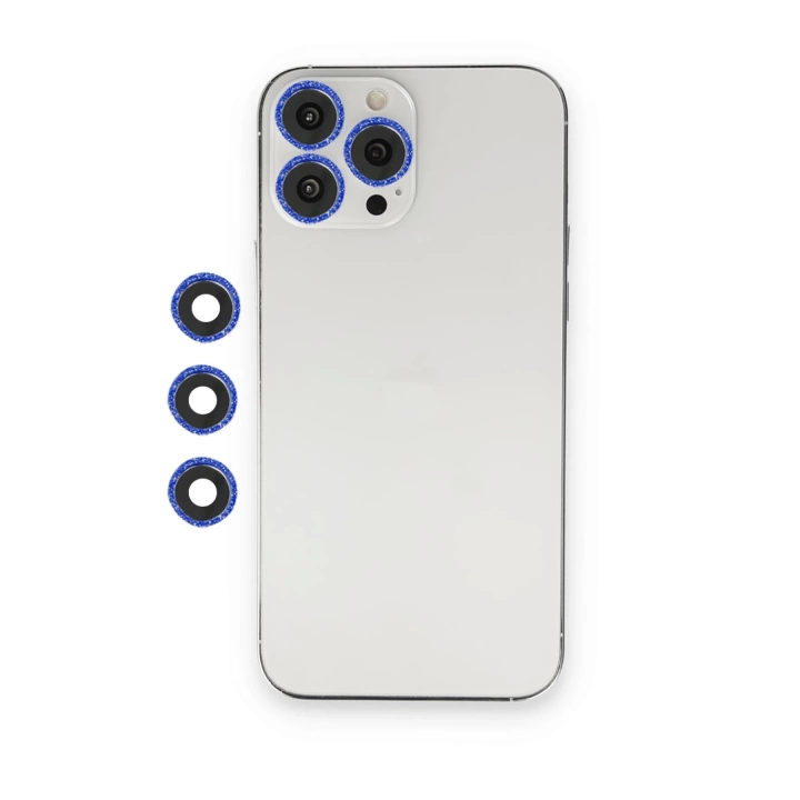 BFS  iPhone 12 Pro Max Shine Kamera Lens - Lacivert