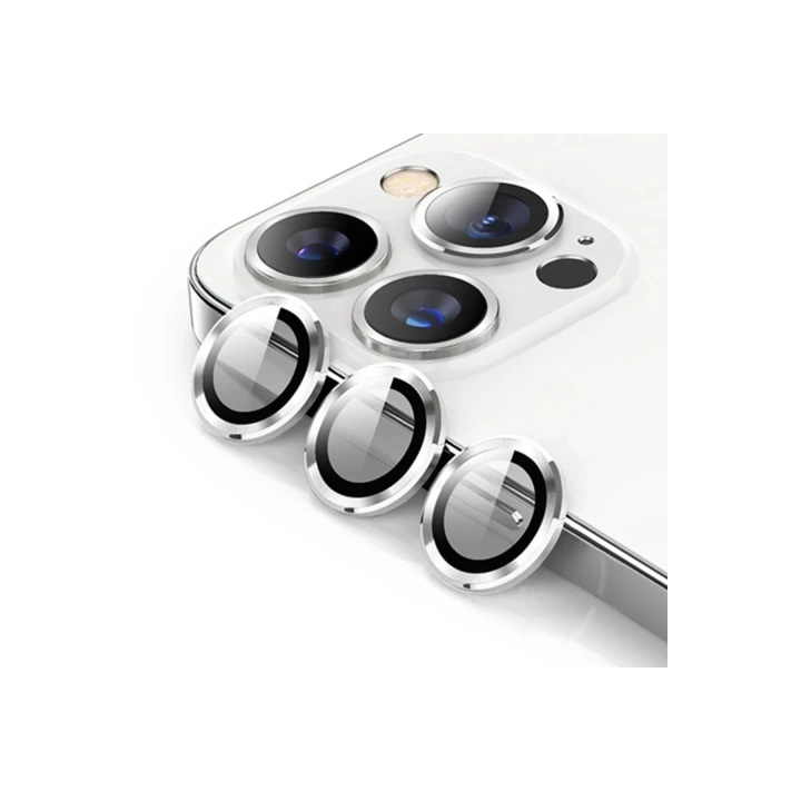 BFS  iPhone 12 Pro Max Valdez Metal Kamera Lens - Gümüş