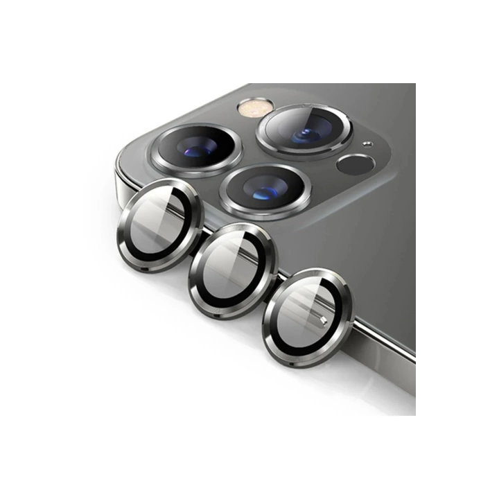 BFS  iPhone 12 Pro Max Valdez Metal Kamera Lens - Siyah