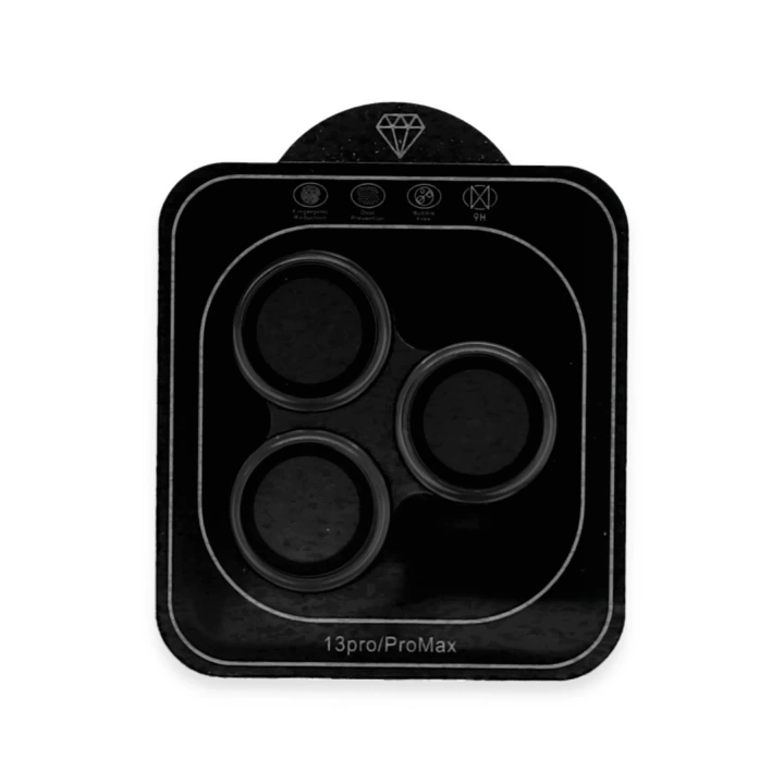 BFS  iPhone 12 Pro Max Valdez Metal Kamera Lens - Siyah