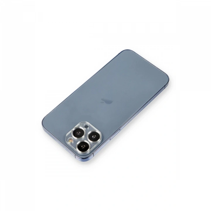 BFS  iPhone 12 Pro Metal Kamera Lens Koruma Cam - Gümüş
