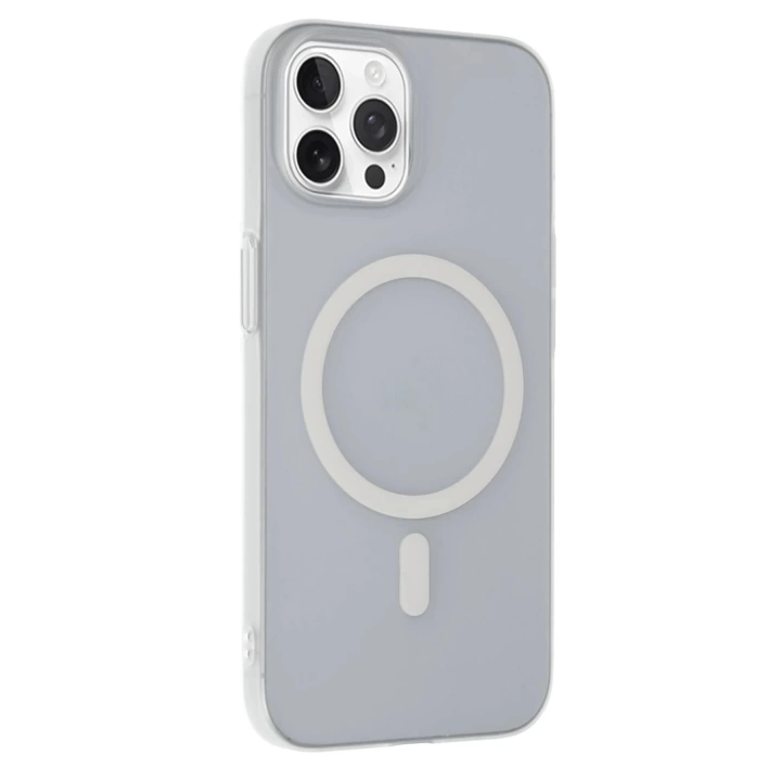BFS  iPhone 12 Pro Tuna PC Slim Magsafe Kapak - Şeffaf