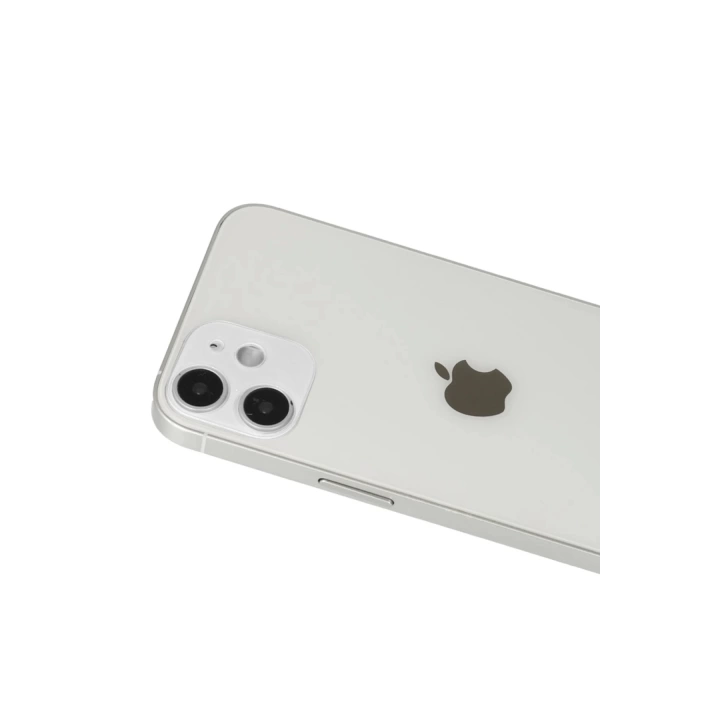 BFS  iPhone 12 Rainbow Kamera Lens Koruma Cam - Beyaz