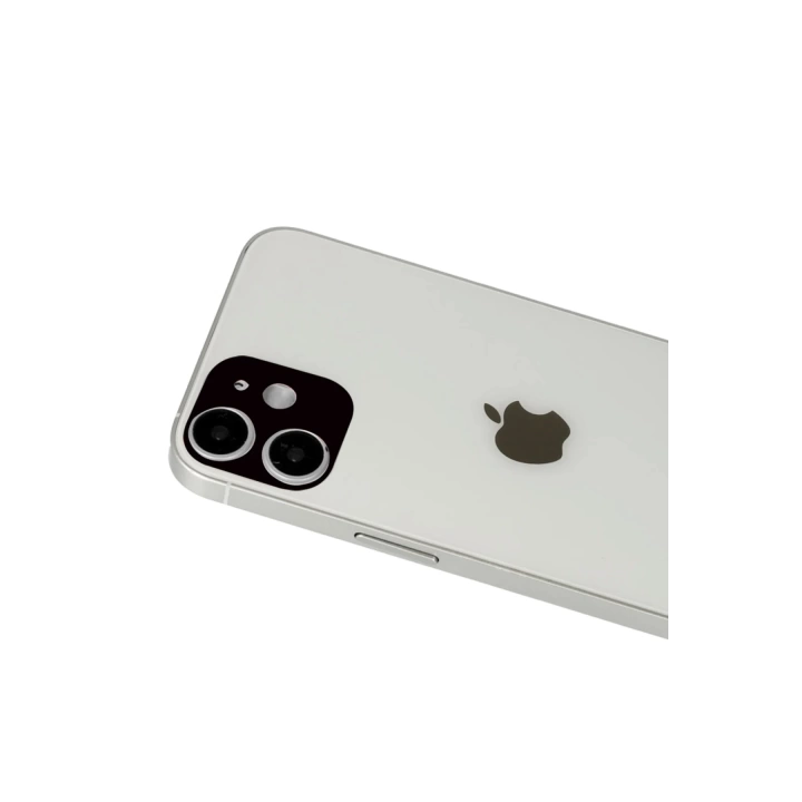 BFS  iPhone 12 Rainbow Kamera Lens Koruma Cam - Siyah