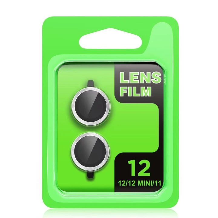 BFS  iPhone 12 Raze Metal Kamera Lens - Kırmızı